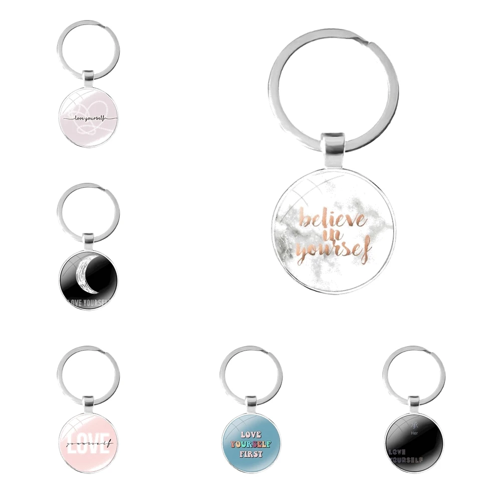 

Брелок из стекла с кабошоном, брелок для автомобильных ключей, кольцо-держатель, подвески, брелки, подарки, любовь, искусство