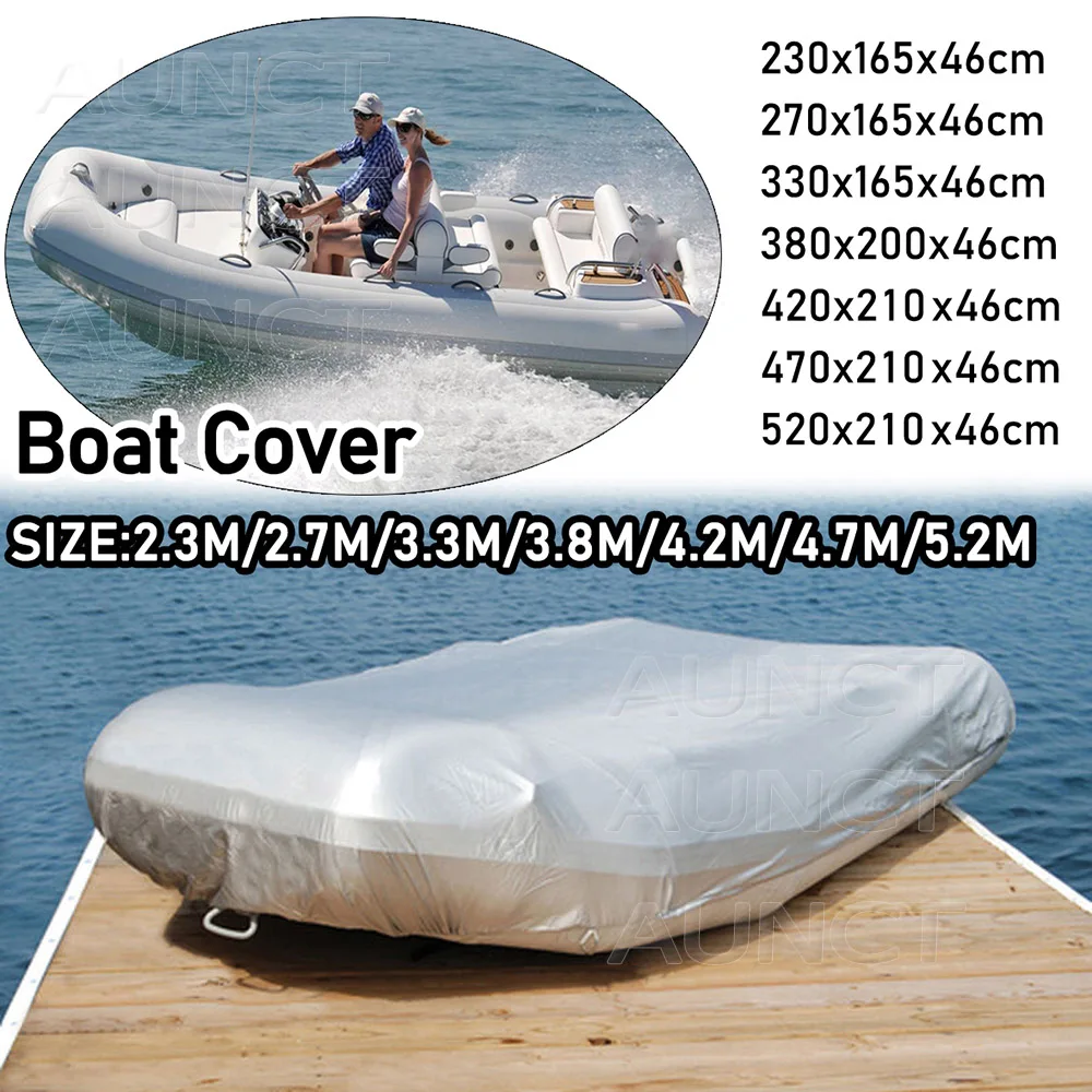 

Boat Rubber Shape Cover Snow Antiuv Inflatable Waterproof Boatuniversal Marine Rain Kayak Cover Dinghy Fishing Boat Dustproof