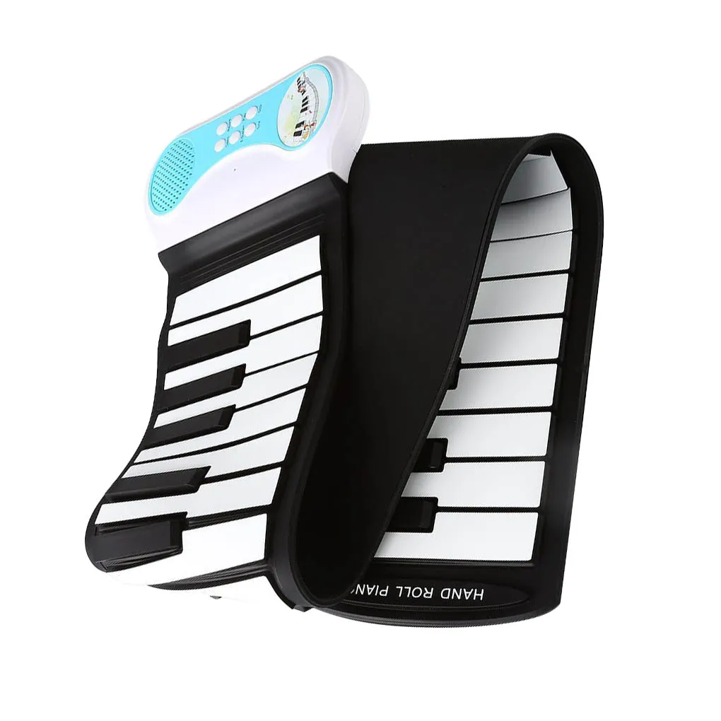 

Portable Piano Beginner 37 Keys 1:1 Foldable Piano Practise Silicone Keyboard with Speaker