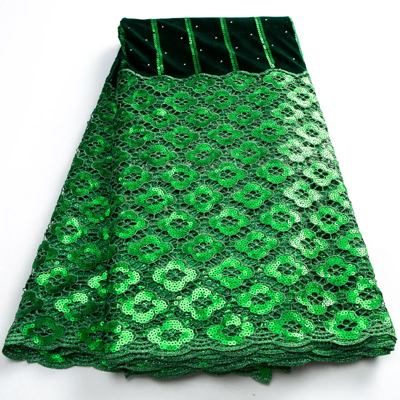 

Latest Niegrian Velvet Lace Fabric 2023 High Quality African Dress for Women Wedding Party Sew French Mesh Net Lace FabriA3462