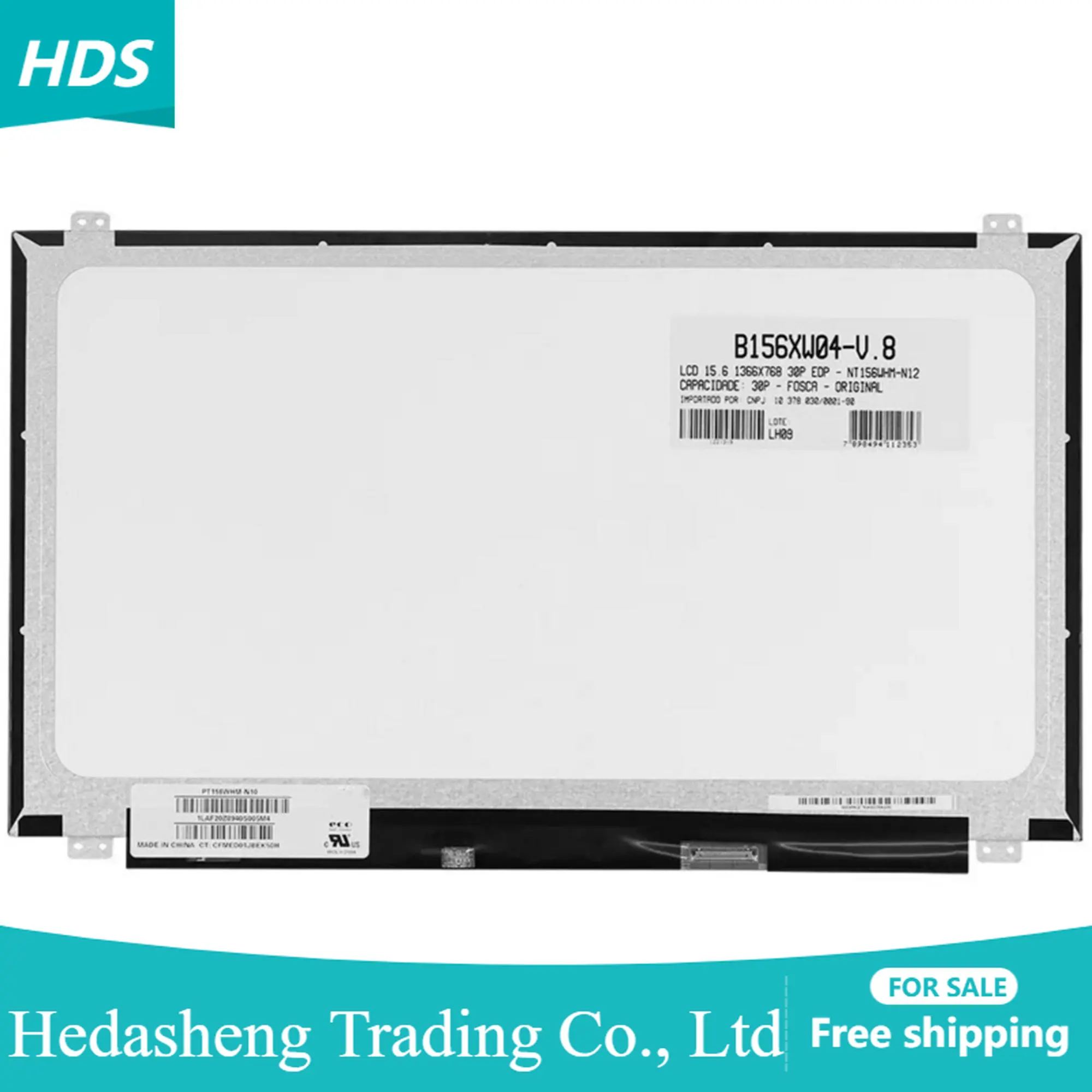 

PT156WHM-N10 15.6" laptop LCD Screen LED Panel matrix IPS4K 1366×768 EDP 30pin