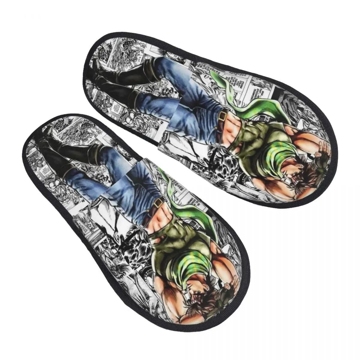 Меховые тапочки Jojo для мужчин и женщин невероятные приключения уютные домашние