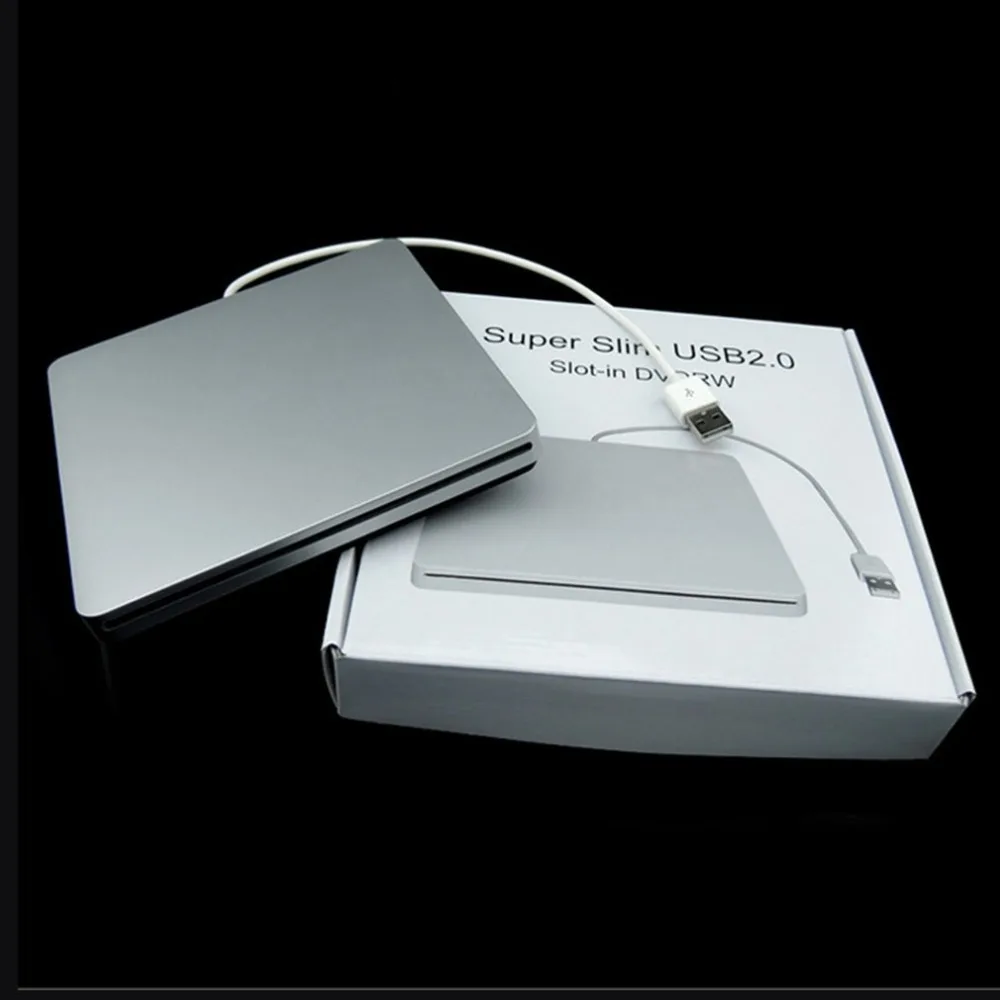 

Всасывающий супер тонкий USB-разъем 2,0 для ноутбука, внешняя Запись DVD, внешний привод