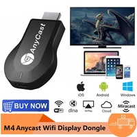 m4 plus tv stick wifi display receiver anycast dlna miracast airplay mirror screen hdmi compatible android ios mirascreen dongle