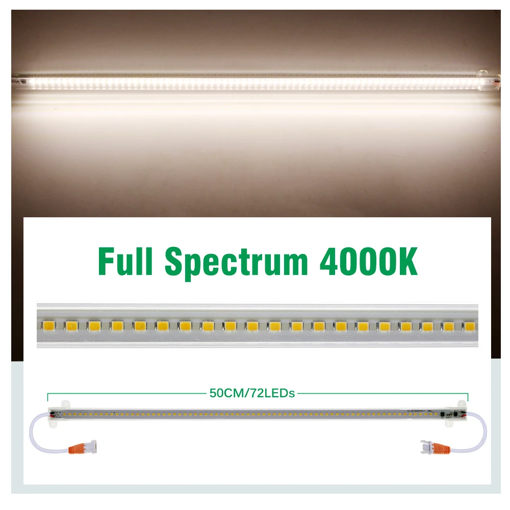 

AC220V светодиодные трубки для выращивания комнатных растений, полный спектр с выключателем, цветы, суккуленты, горшечные рас...