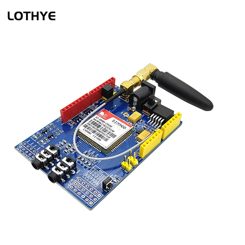 

SIM900 GPRS / GSM Защитная макетная плата четырехдиапазонный модуль для Arduino совместимый