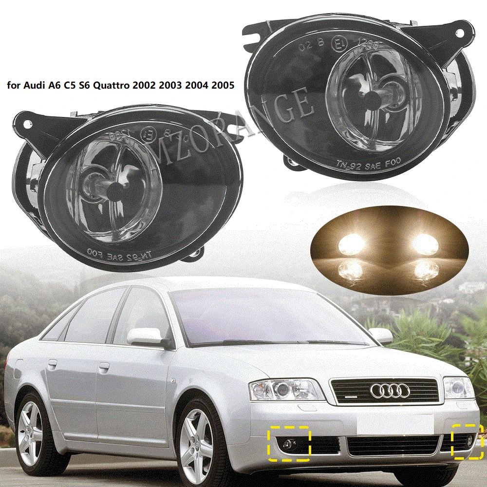 Противотуманные фары для Audi A6 C5 S6 Quattro 2002 2003 2004 2005 фасветильник на передний бампер