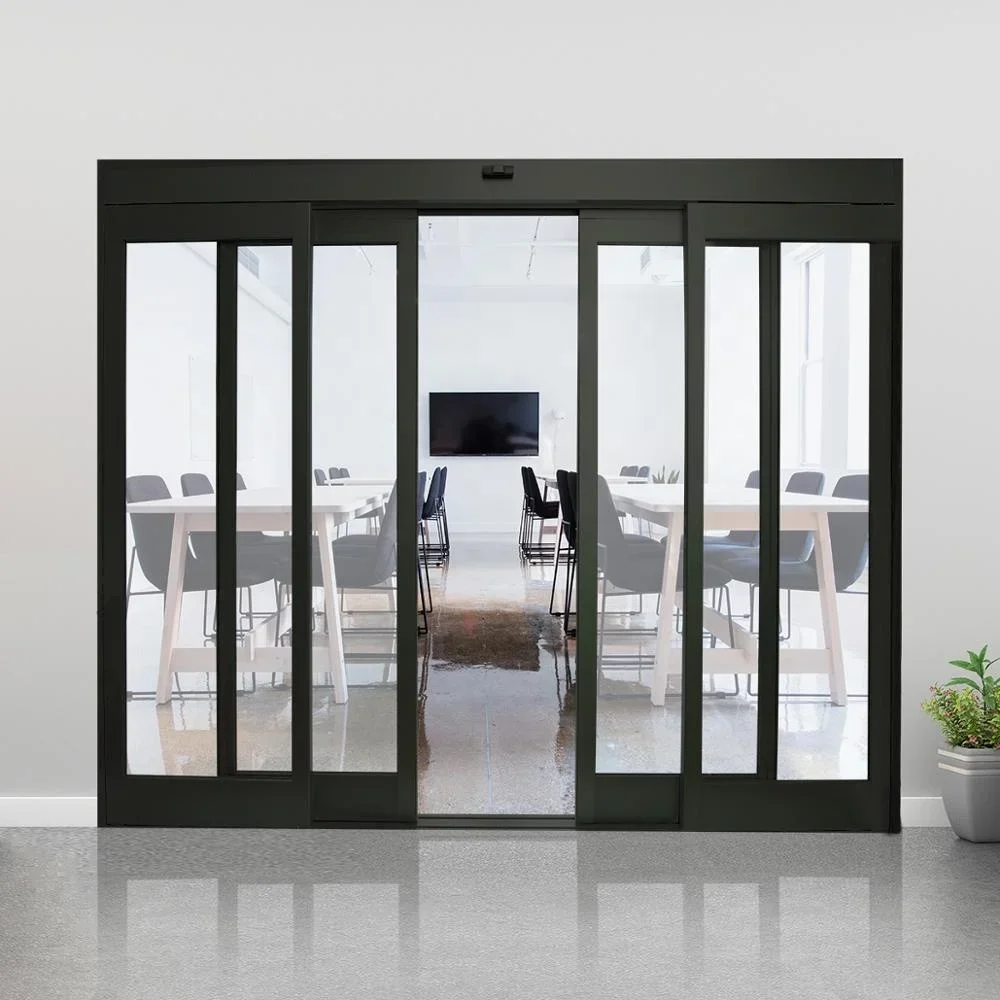 Алюминиевая профильная рама Deper T12 автоматическая раздвижная дверь с аварийной