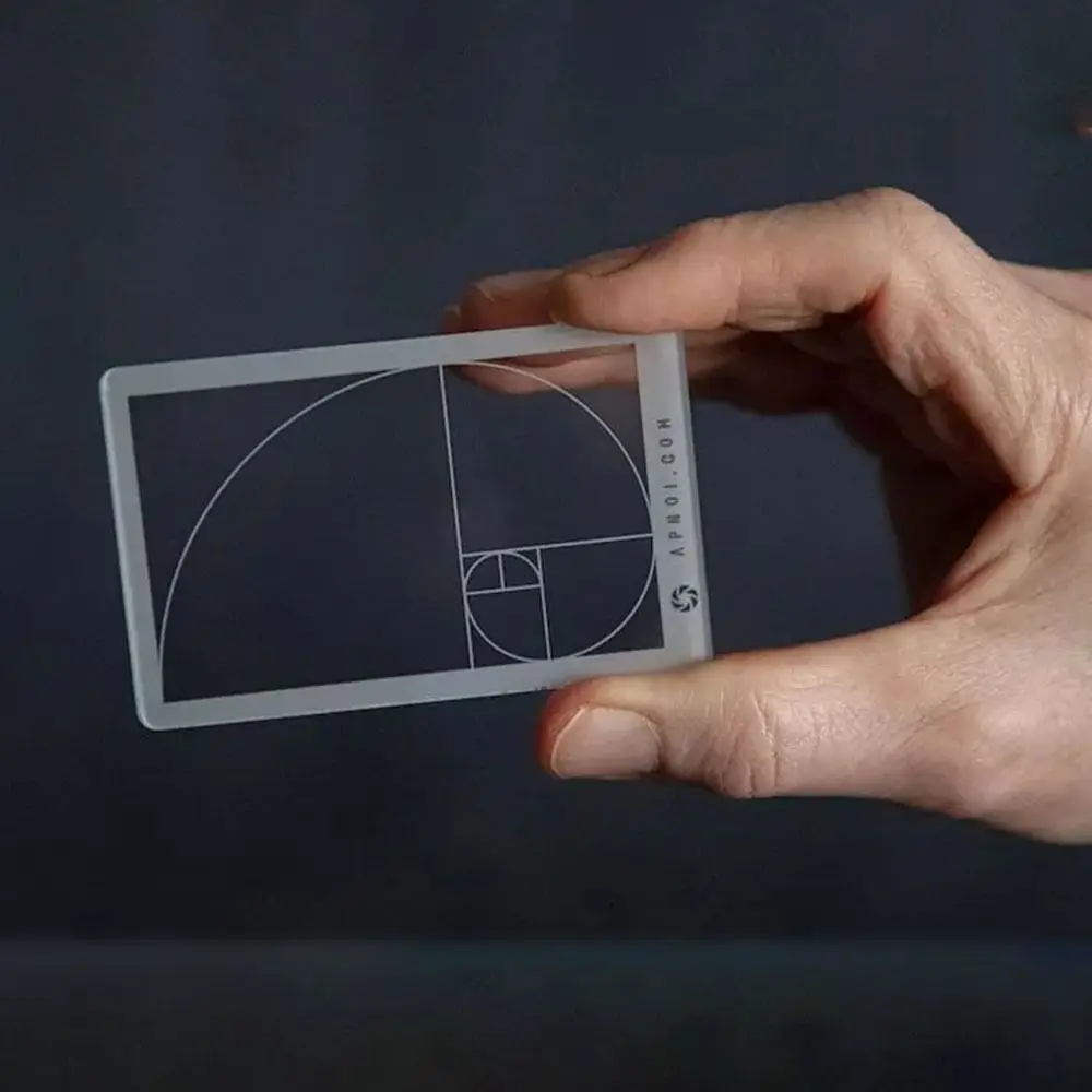 

Прозрачная пластиковая линейка для видоискателя