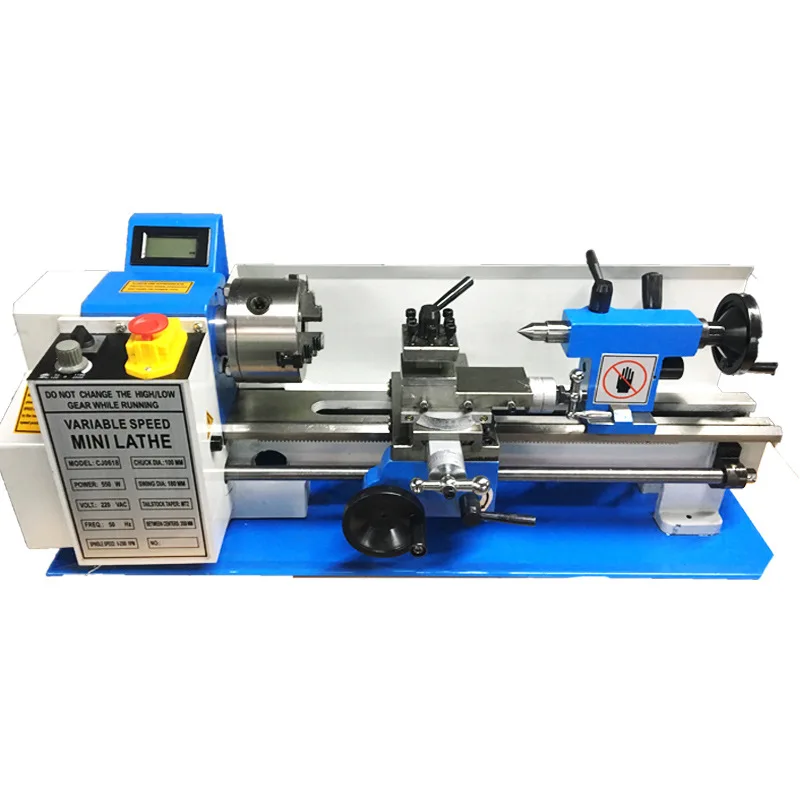 

0618*350 Digital Display Micro Lathe Small Household Metal Lathe Processing Machinery And Equipment 550W 220V