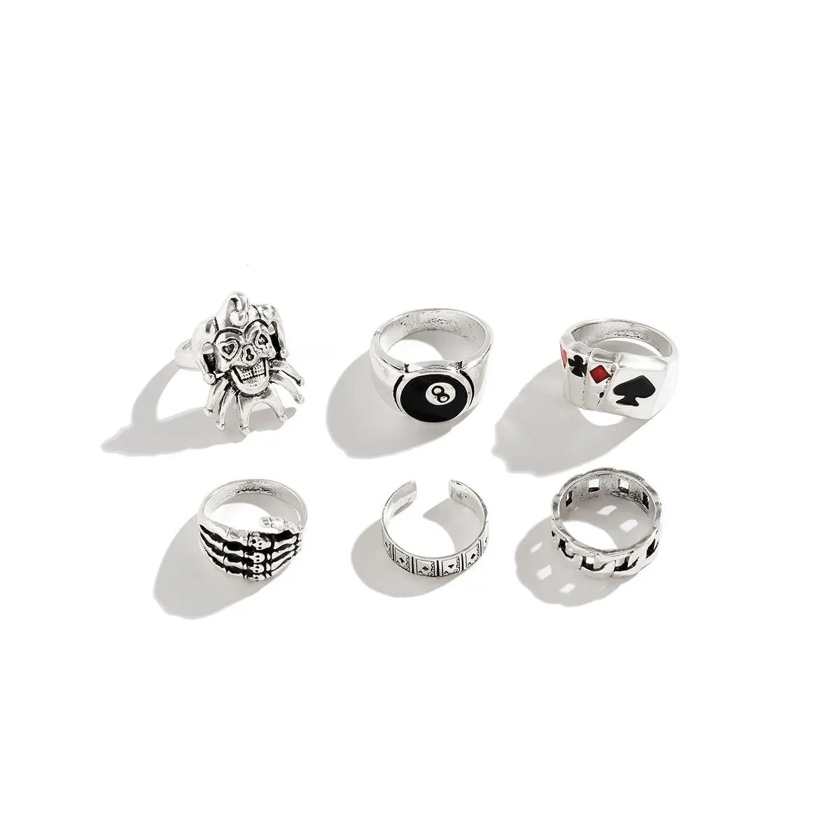 Набор винтажных колец &quotАзарт&quot 6 шт