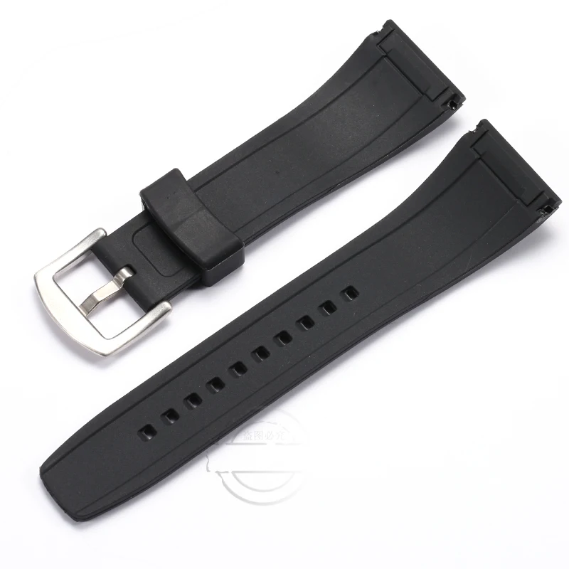 26mm Silicone Watch Band Suitable for SEIKO VELATURA/SRH Series SPC007 Men' Sports Waterproof Rubber Strap Watch Accessories