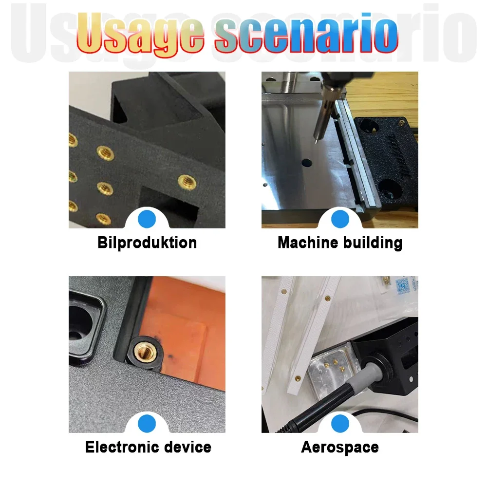 Латунная резьбовая гайка M8 термоплавкая термонакатная вставка вставная для