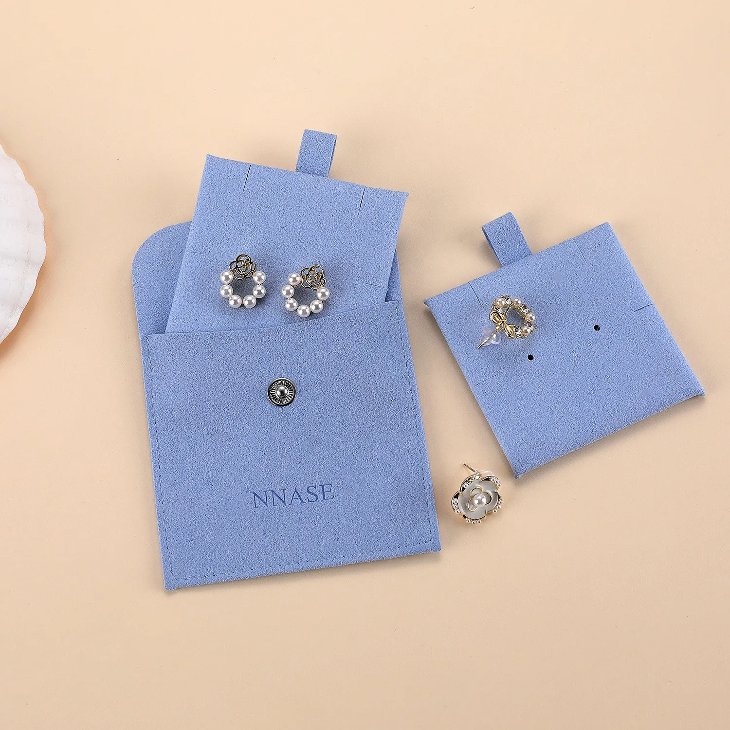 

Роскошный мешочек с вставкой из микрофибры, индивидуальный логотип, оптовая продажа, упаковка для ювелирных изделий, сумки, серьги, ожерелье, подарок, роскошный мешочек, 50 шт.