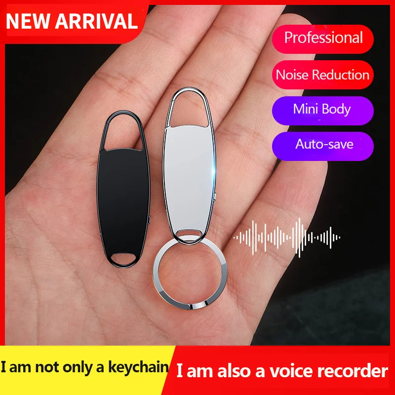 

V13 Keychain 32G 64GB USB Voice Activated Recorder Mini Dictaphone Professional Recording MP3 Flash Drive Digital Audio Record