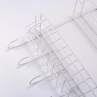 multilayer kitchen storage hanger iron refrigerator side organiseushelf rack oganizer tool multilayer with suction cups 1 set