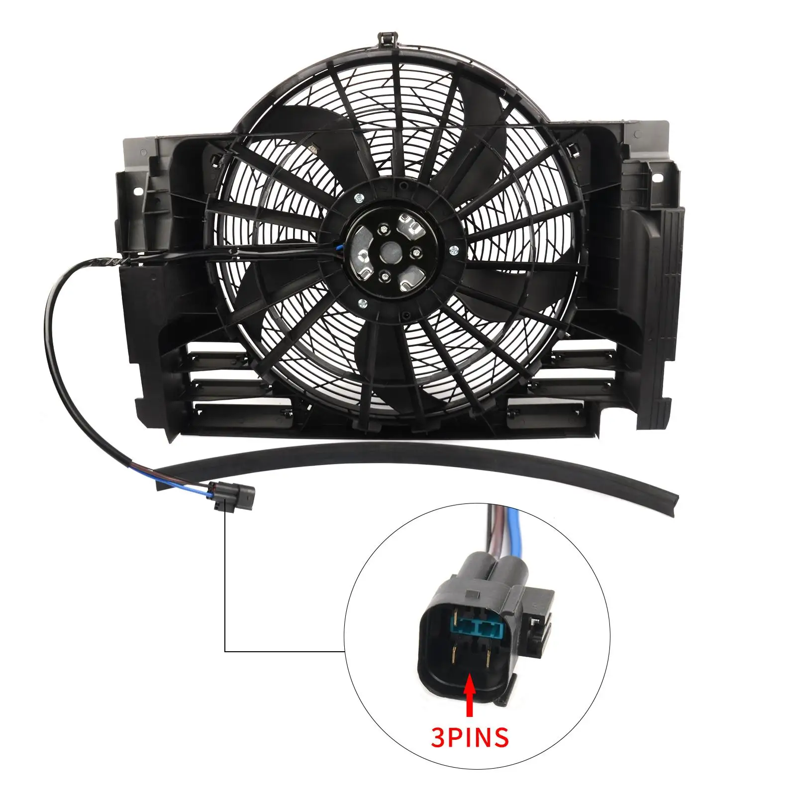 

AP03 новый вентилятор охлаждения радиатора 64546921940 для BMW X5 E53 3.0i 3.0d 4.4i 4.6is 4.8is 64548380573 64506908124 696185