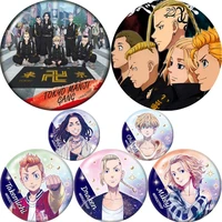 women jewelry accessories tokyo revengers cartoon brooch badge anime pins cosplay bag hat clothes decor fans collection gifts