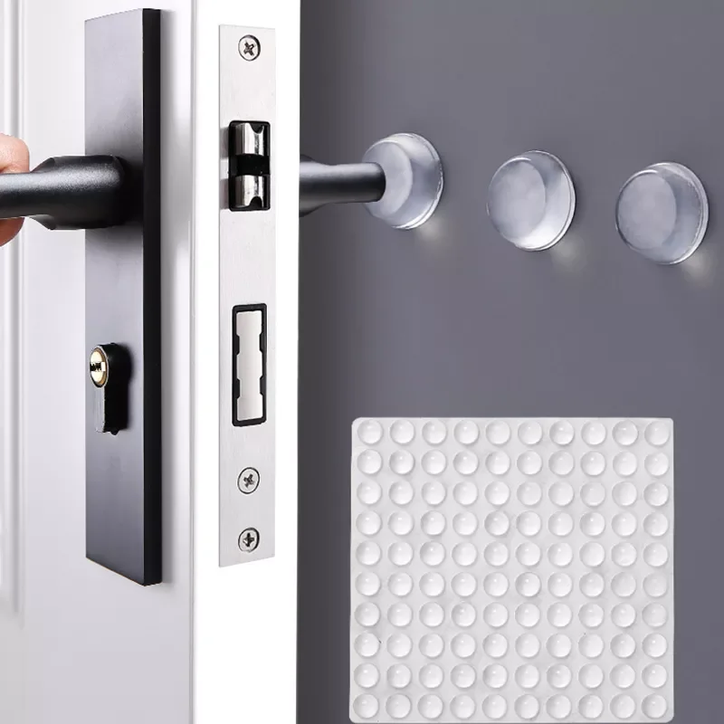 

New in 2022 Self Adhesive Silicone Damper Buffer Cabinet Bumpers Furniture Pad Cushion Protective For Door Stopper Anti Slip