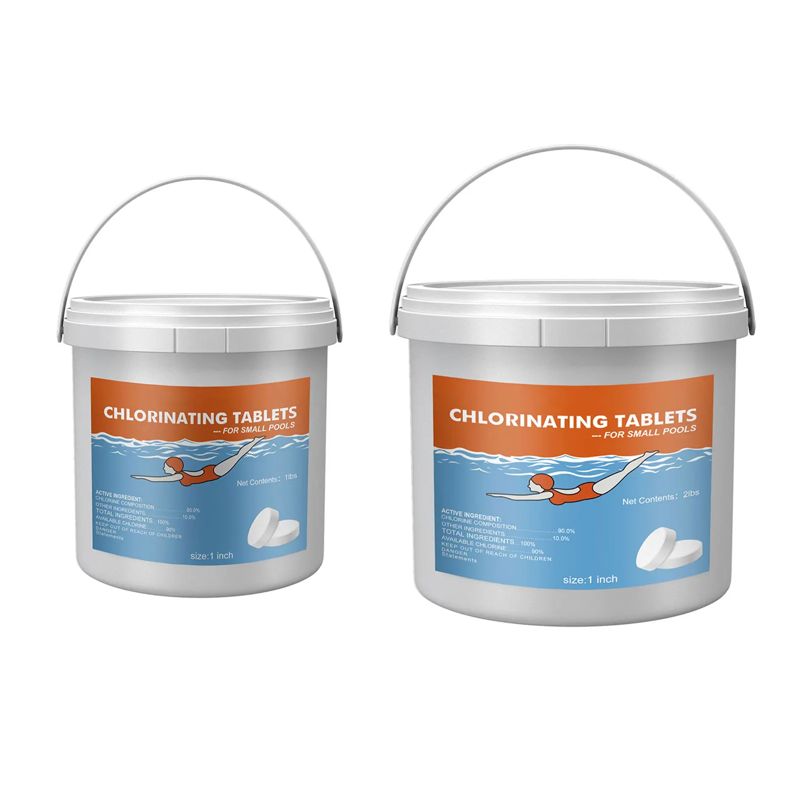 

Pool Cleaning Tablets Effervescent Chlorine Disinfectant Clarifier Multifunctional Cleaner for Swimming Pools Water Bathtub