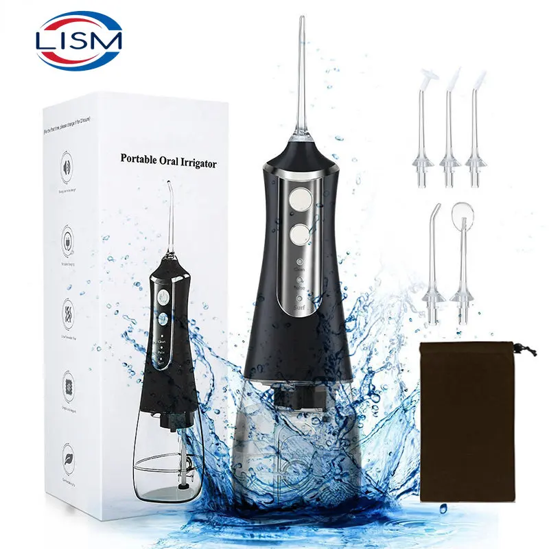 

Powerful Oral Irrigator for Teeth Electric Portable Dental Water Flosser Jet Nozzles Whiten Teeth Floss Cleaning Dropshipping