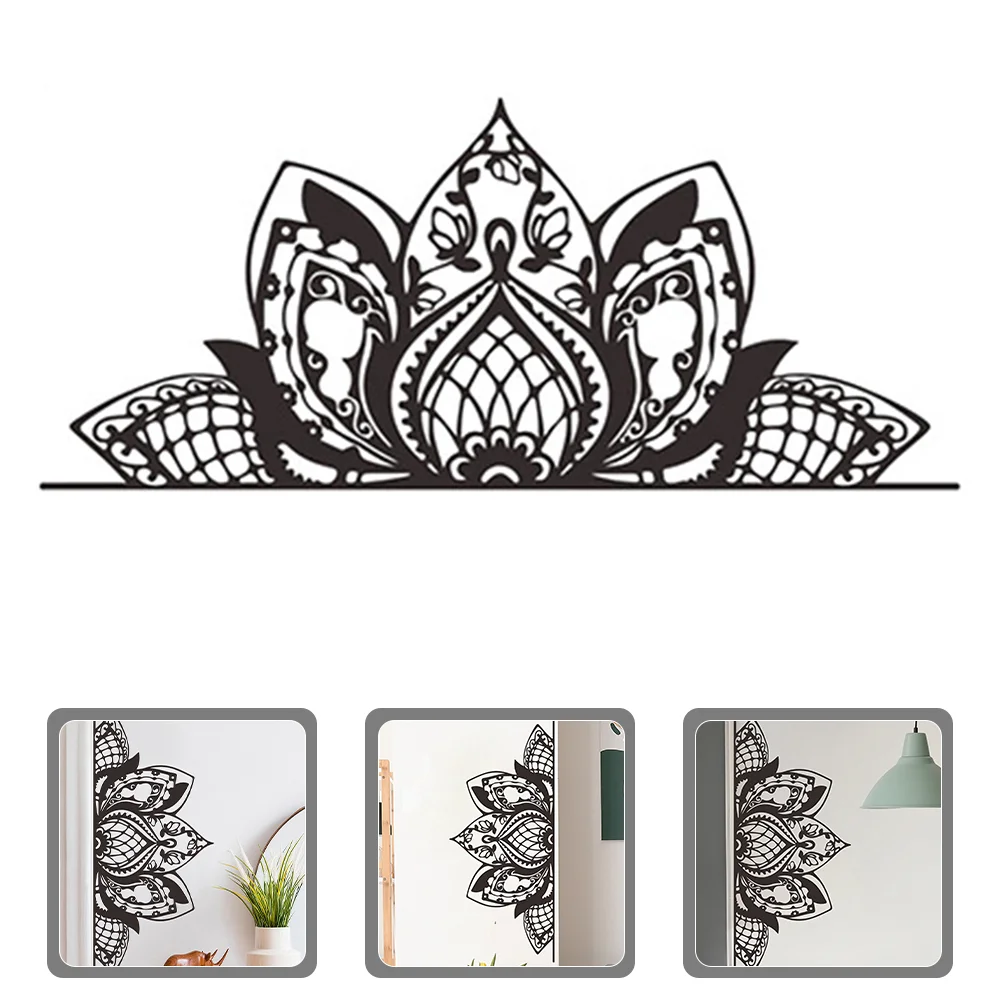 

Decor Delicate Window Stickers Bedroom Wall Decals Mandala Decorate Self-adhesive Wallpaper