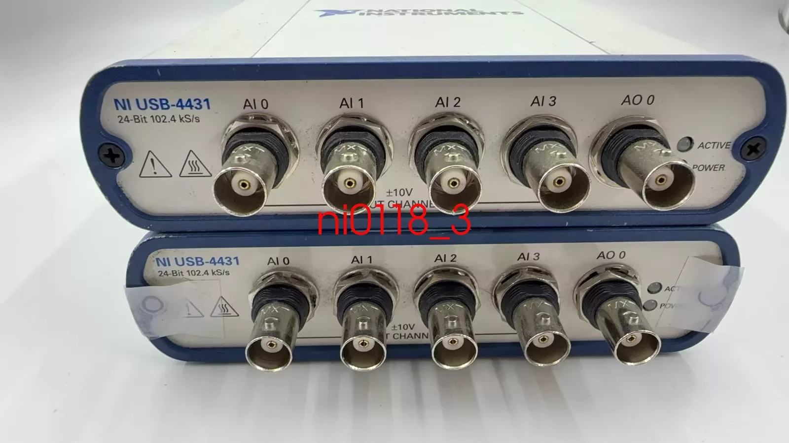 Фото National Instruments NI USB-4431 24-битовая аналоговая плата ввода/вывода 102,4 кГц/с ±10 В, 1 шт. – Карта приобретения данных №4