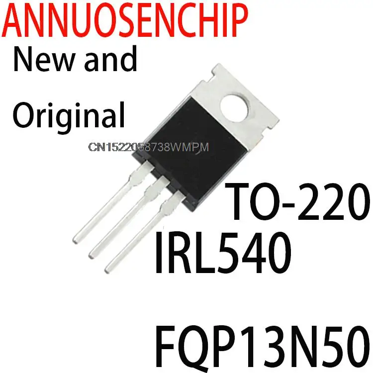 Новые и оригинальные IRL540N FQP13N50C FQP33N10L FQP4N90 50N06 TO-220 IRL540 FQP13N50 FQP33N10 U2060G FQP4N90C SW50N06, 10 шт.