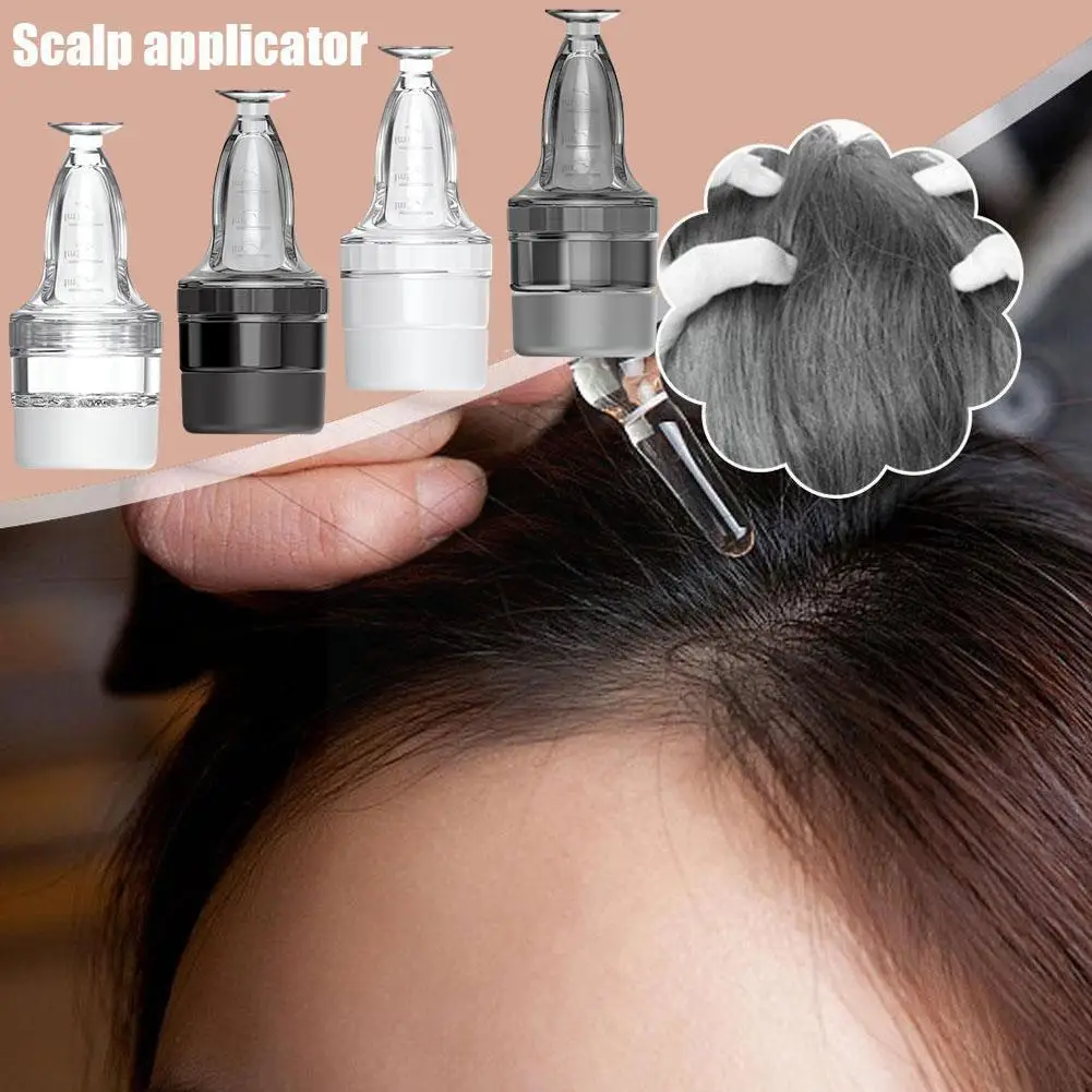 Scalp Applicator Mini Portable Liquid Hair Roots Massage Medicine Comb HairComb For Hair Growth Serum Oil Nourish Q2U4