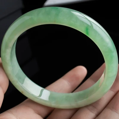 

Zheru Jewelry натуральный бирманский жадеит 54 мм-64 мм светильник-зеленый браслет элегантные ювелирные изделия принцессы лучший подарок для девуш...