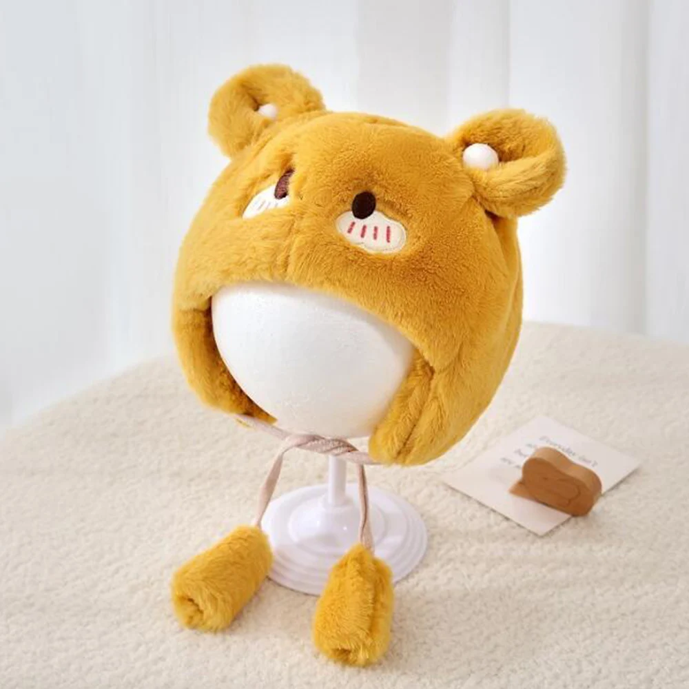 Зимняя шапка для маленьких мальчиков милая толстая теплая рождественская