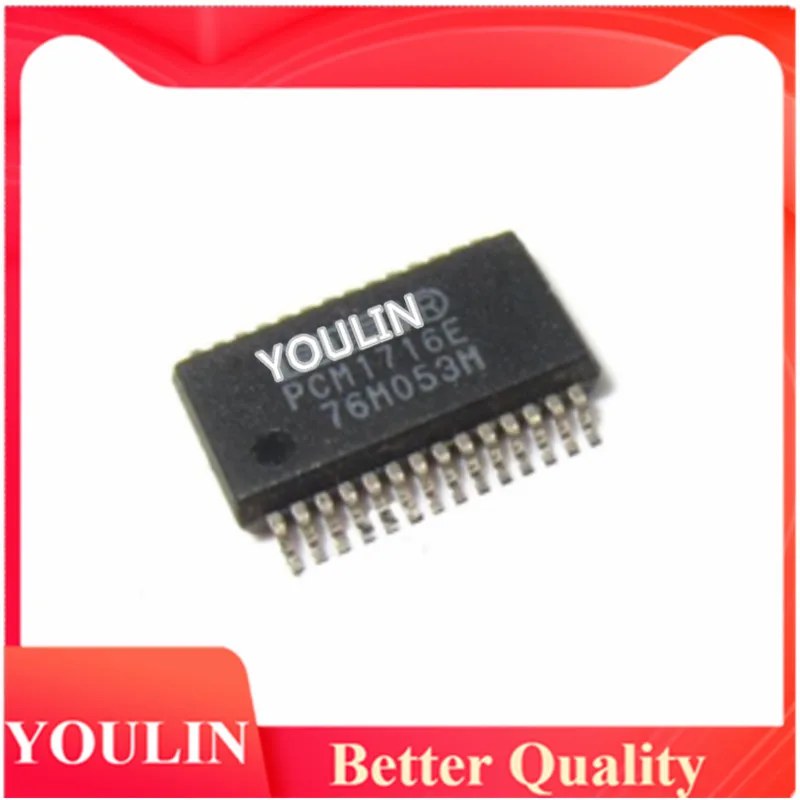 

Новый оригинальный цифро-аналоговый преобразователь чип PCM1716 PCM1716E SSOP28 посылка, 2 шт.