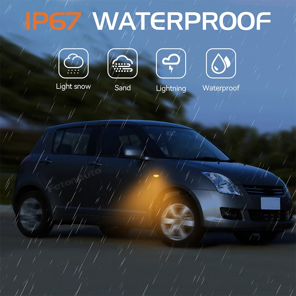 2 шт. светодиодный динамический боковой габаритный индикатор для Suzuki Grand Vitara Vtarai