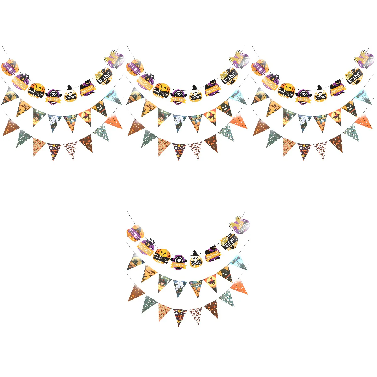 

12 Paper Banners Decorative Banner