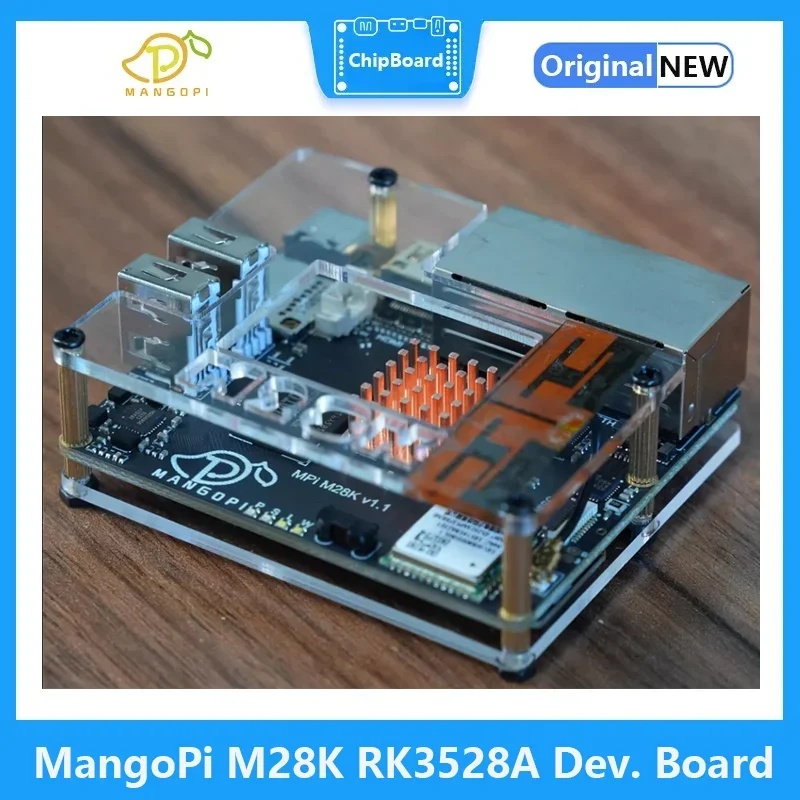 Плата MangoPi M28K RK3528A Высокопроизводительная двухгигабитная маршрутизация Wi-Fi6