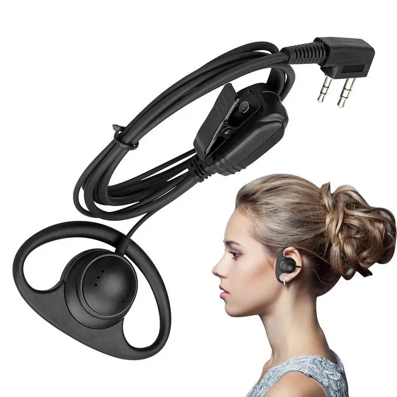 Гарнитура для Motorola радиостанции 2,5 мм, гарнитура с D-образным разъемом, наушники-вкладыши, сперкер с микрофоном hidзала для рации KENWOOD