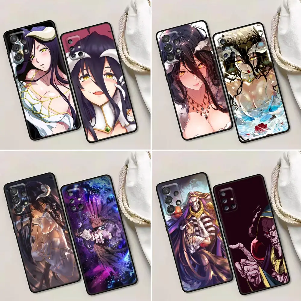 

Fundas Case for Samsung Galaxy A52 A53 A73 A72 A71 A32 A33 A51 A42 A13 A01 Cases Silicone Cover Game Albedo Overlord Art Anime