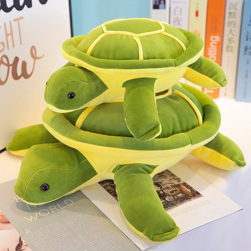 

Sea Turtle Plush Toy Kawaii Plushie Stuffed Animals Big Turtle Pillows Anime Plush Rag Doll Home Decorative Aquarium Souvenir