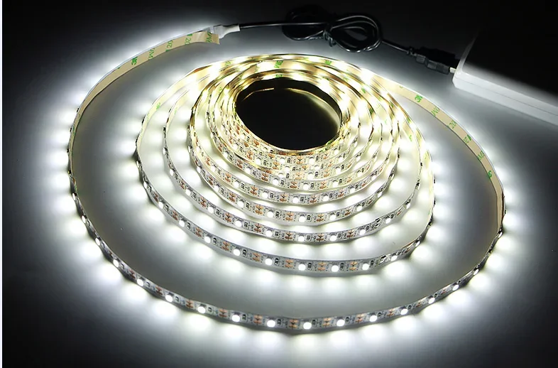 

USB светодиодная лента MJJCLED 2835 SMD 5В белый 1 метр