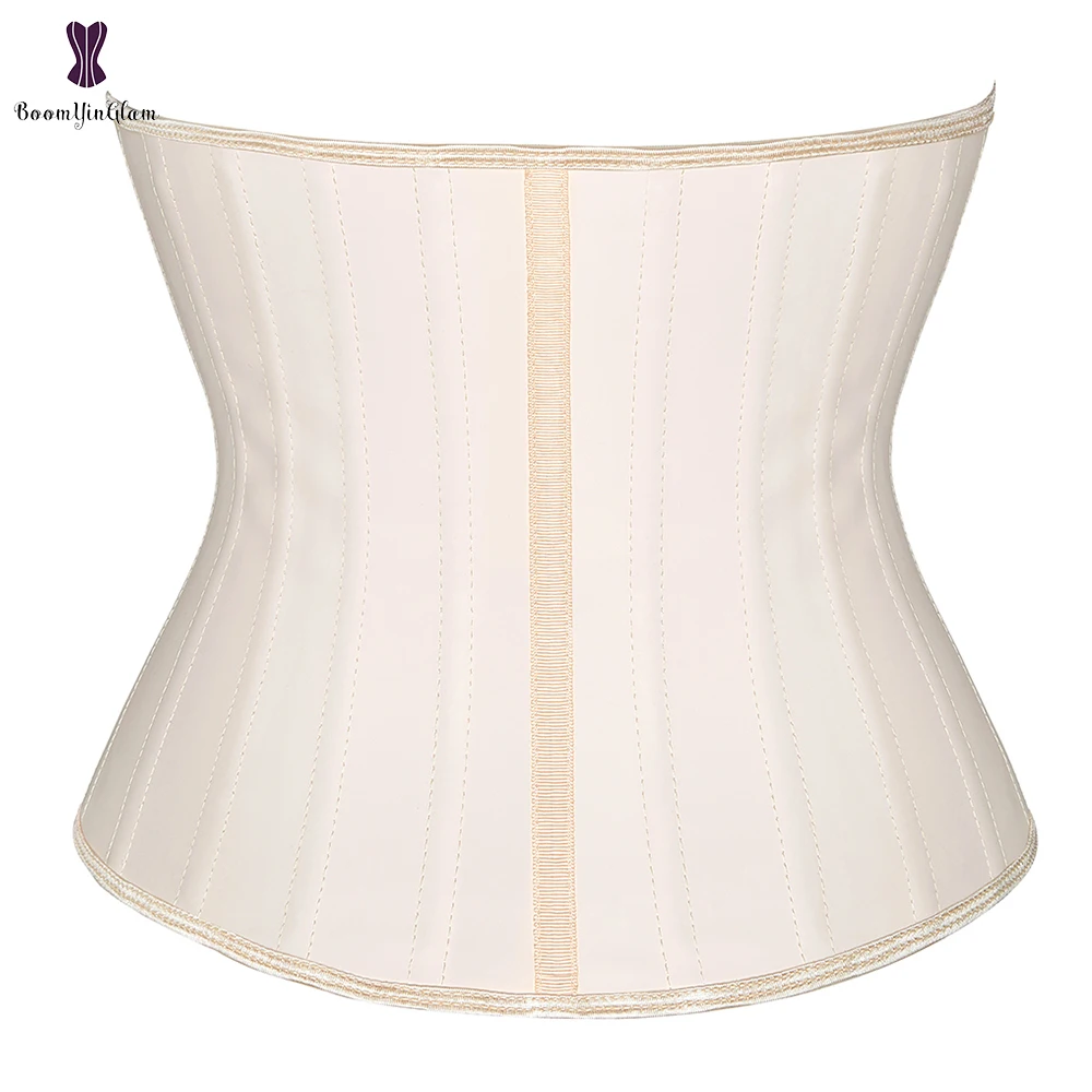Latex Waist Trainer 25 Steel Bones Women Binders And Shapers Corset Body Shaper Colombian Girdles Slimming Belt