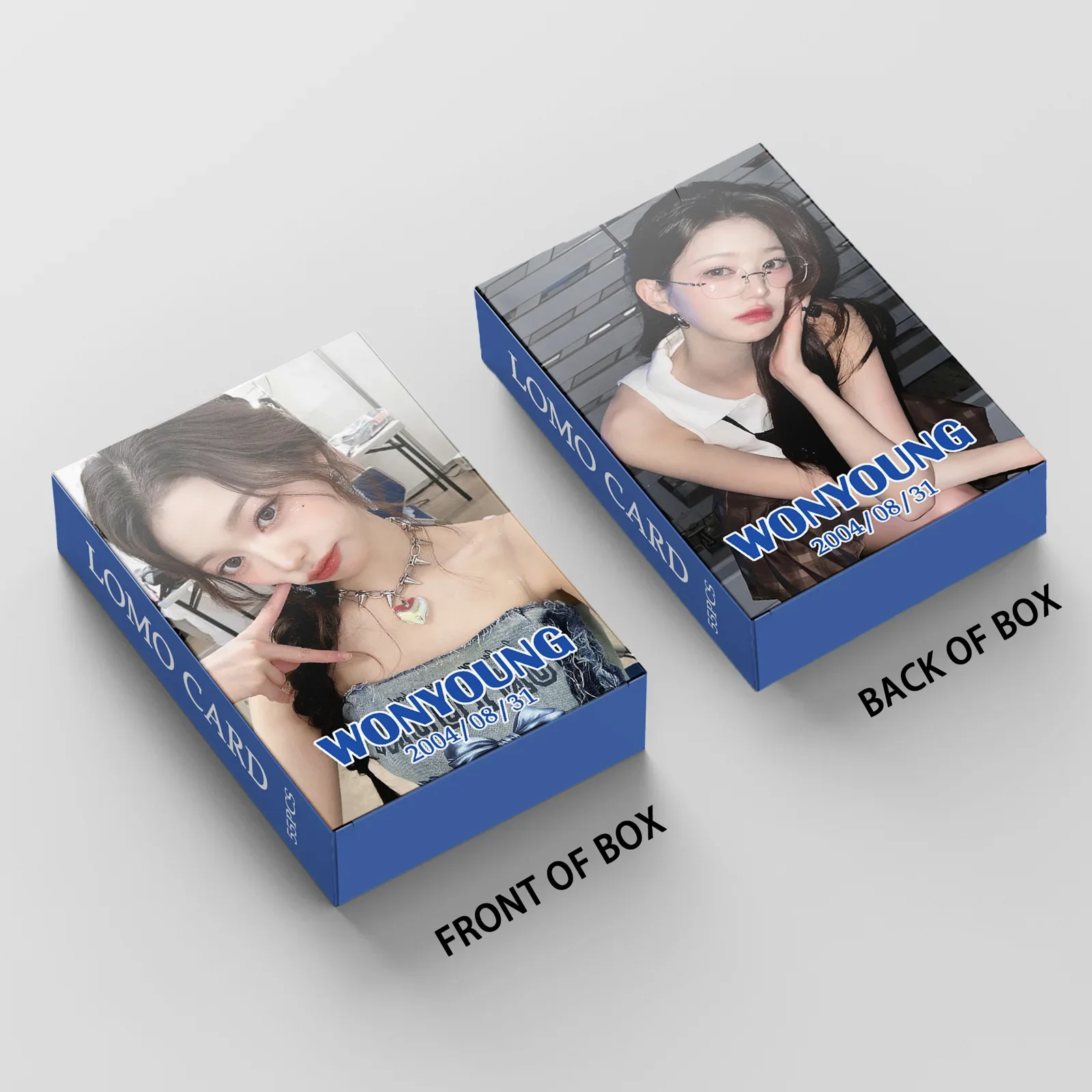 55 шт./компл. Kpop IVE Jang Won Young Solo Lomo карты Wonyoung одиночные фотокарточки высокого