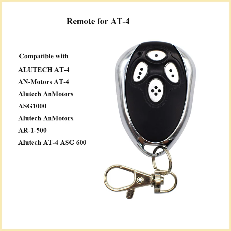 

For Alutech AT-4 AR-1-500 AN-Motors AT-4 ASG1000 Remote Control 433.92MHz Rolling Code Gate Garage Door Remote Control 433mhz