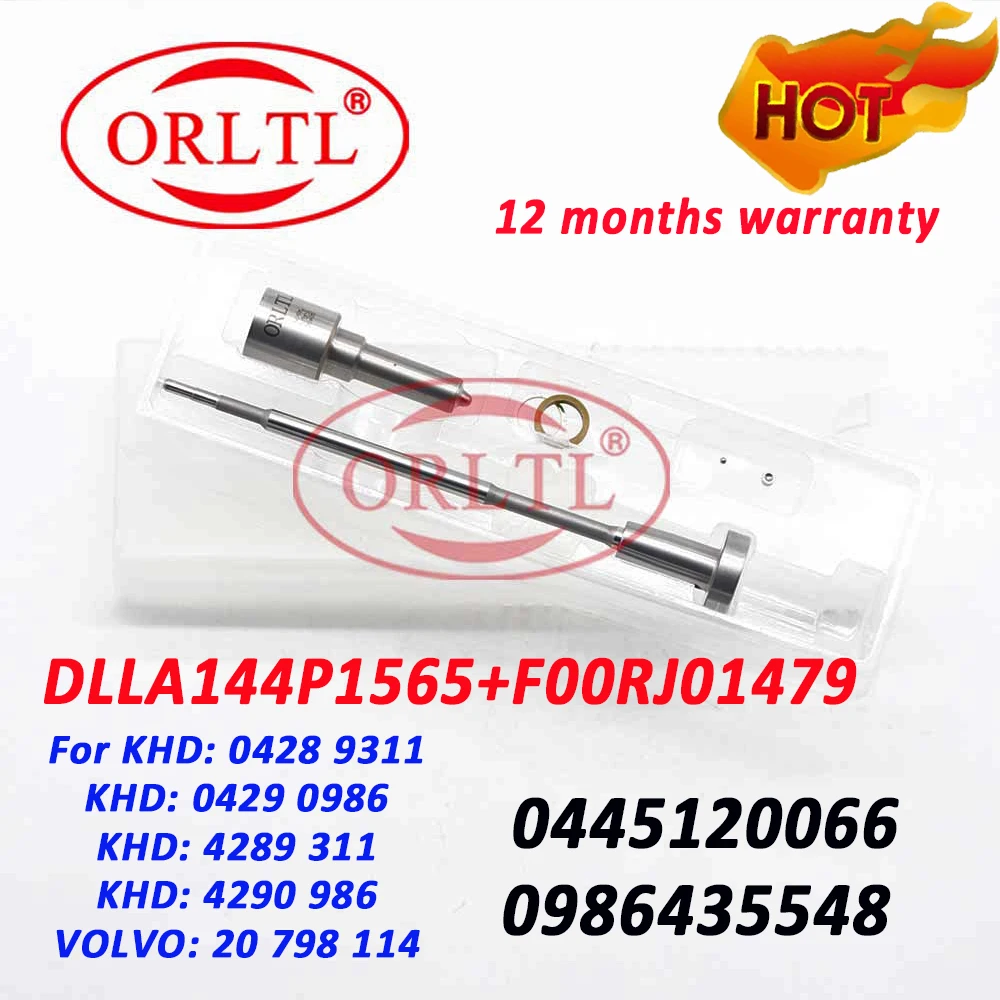 

Комплекты для ремонта дизельных форсунок ORLTL DLLA144P1565(0433171964) клапан F00rj01479, комплект запасных частей для 0445120066 0986435548