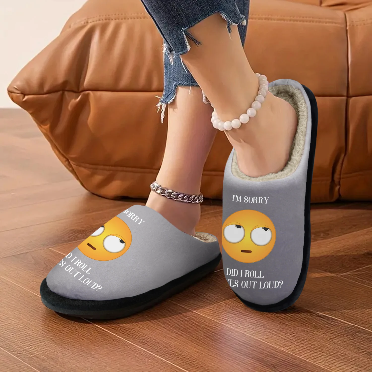 Забавный подарок для коллег босса друга домашние/наружные тапочки домашние из