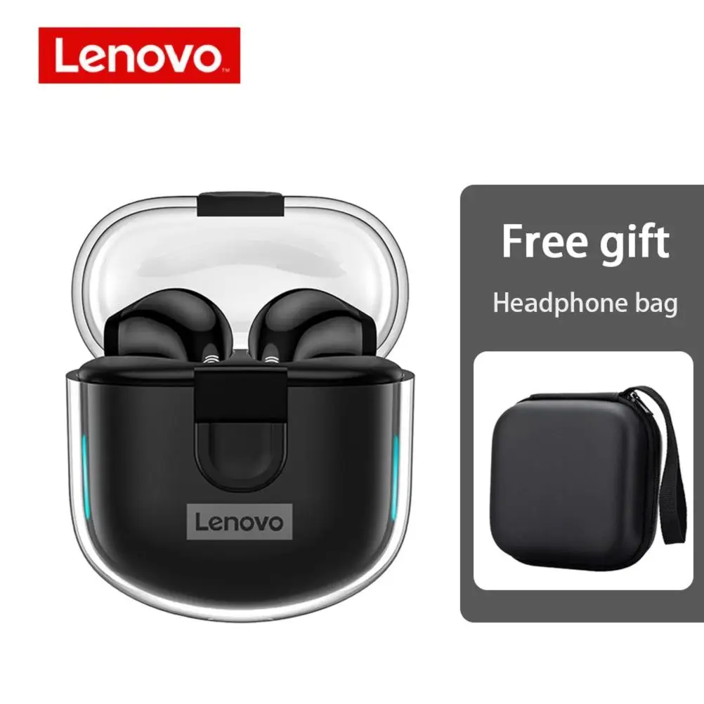 

Беспроводные Bluetooth 5,0 наушники Lenovo LP12 с сенсорным управлением, стереонаушники, водонепроницаемая шумоподавляющая гарнитура