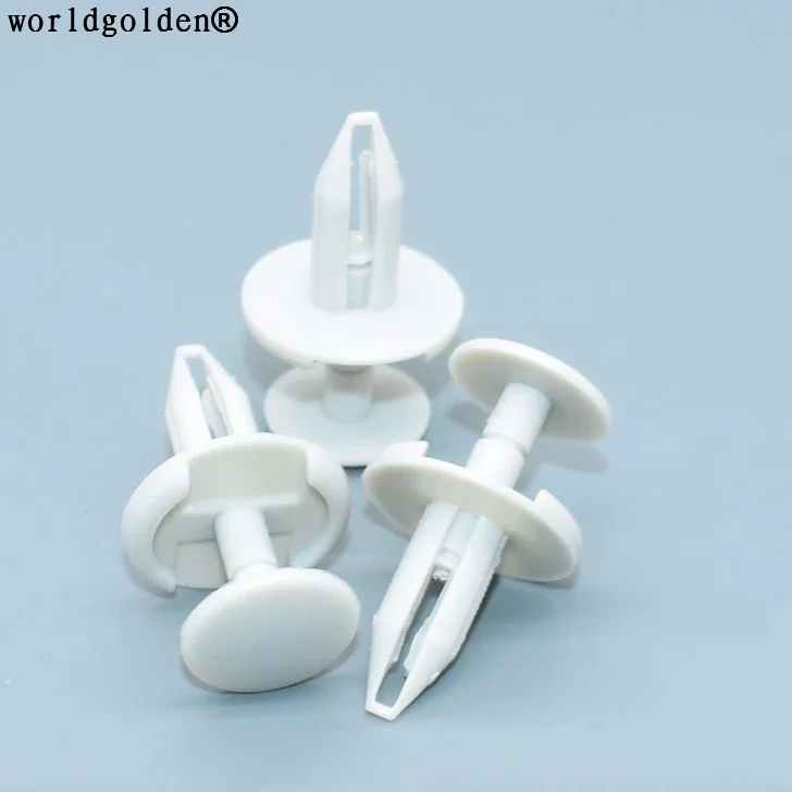 worldgolden 100 шт. пластиковый зажим фиксатор нажимного типа для GM 15149708 Крайслер 6506008 АА