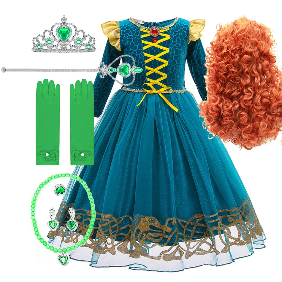 Детское платье с длинным рукавом для девочек |