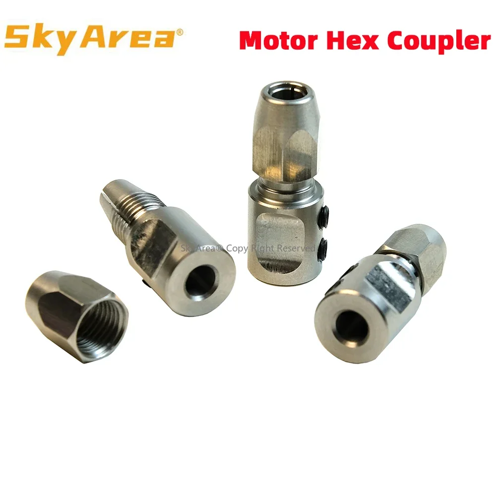 Фото SkyArea RC лодочный мотор шестигранная муфта гибкая блокировочная муфта приводного вала для двигателя 3 мм/4 мм/5 мм для вала 3/3,17/4/4,76/5 мм №2