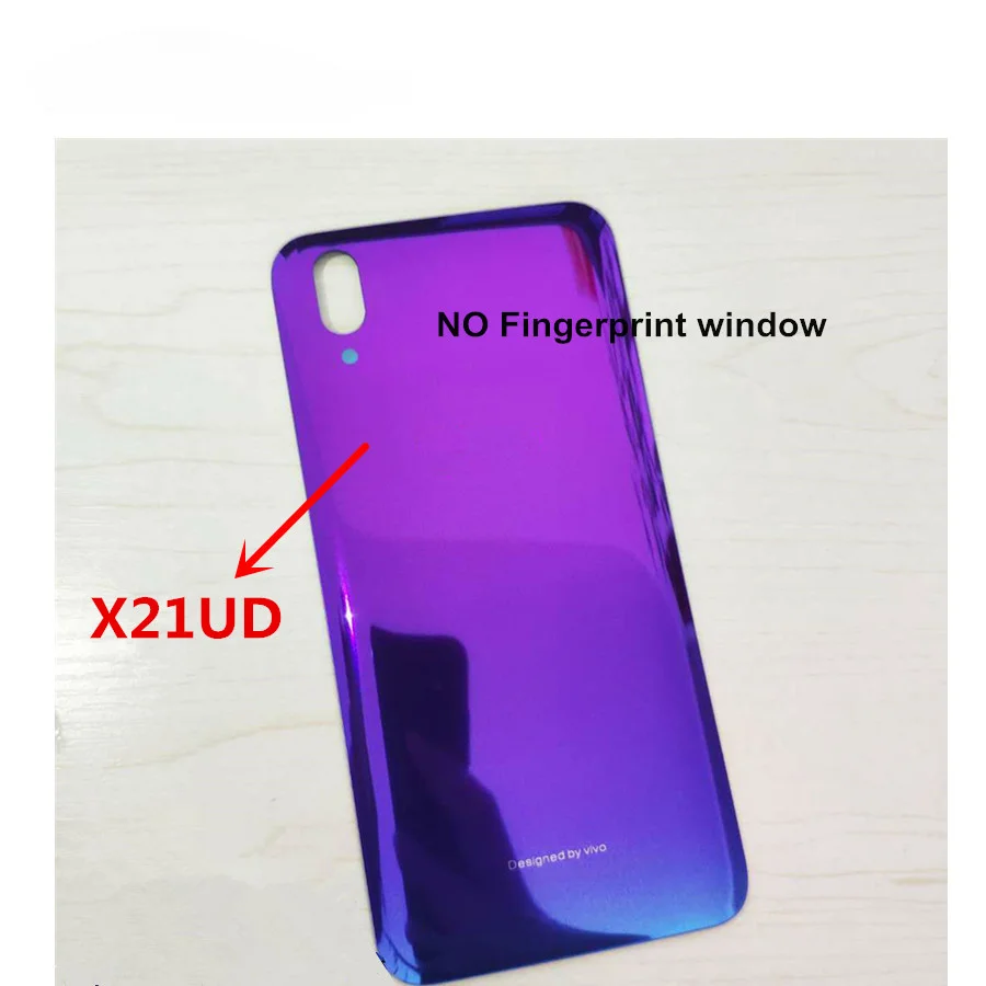 Задняя крышка батарейного отсека для VIVO X21 стеклянная задняя X 2 1 корпус UD