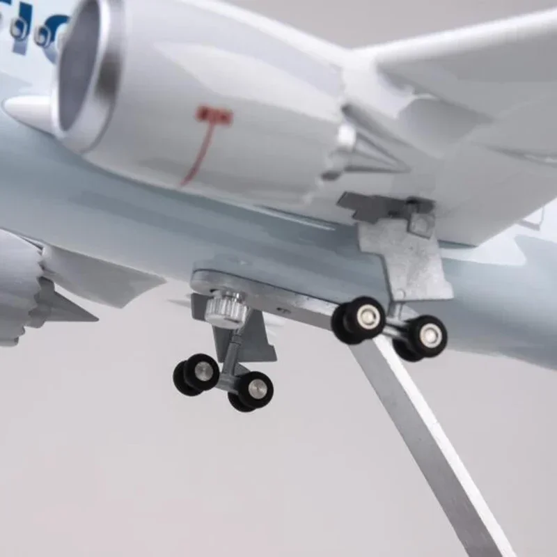 Фото Масштаб 1/130 47 см Самолет Boeing B787 Dreamliner Самолет Американский авиакомпания Модель W Свет и колесо Литой под давлением Пластиковый полимерный самолет №5